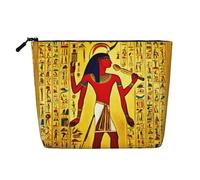 Ancient Egypt Tribe Series Trousse de toilette de voyage étanche avec fermeture éclair pour femme