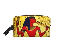 Ancient Egypt Tribe Series Trousse de toilette de voyage, trousse de maquillage, trousse à cosmétiques, trousse de toilette à suspendre pour femme et homme, gym quotidien