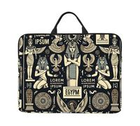 Ancient-Egyptian-Gods Housse pour ordinateur portable 14" avec fermeture éclair