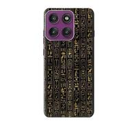 Ancient Egyptian Hieroglyphic Etui Coque Housse pour Motorola Edge 60 Pro