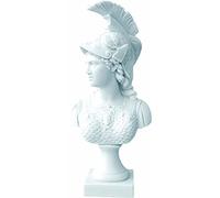 Ancient Greek Roman Goddess Athena Minerva Buste en albâtre 24 cm