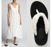 ANCIENT GREEK SANDALS Charisma Leather Terry Cozy String Sandales Chaussures 40