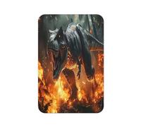 Ancient Happy Birthday Volcano Aimant de réfrigérateur rectangulaire imprimé complet pour réfrigérateur, tableau blanc, casier, bureau et décoration de voiture