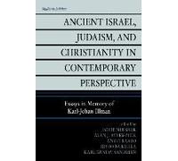 Ancient Israel, Judaism, And Christianity In Contemporary Perspective