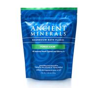 Ancient Minerals Flocons de magnésium pour bain Forest Calm - Sac refermable de chlorure de magnésium Zechstein, alternative au sel d'Epsom pour bain (1,65 lb)