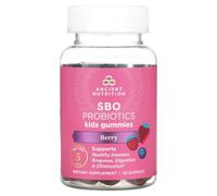 Ancient Nutrition, Enfants, Probiotiques SBO, Baies, 5 Milliards d'UFC, 30 Gommes