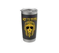 Ancient Pharaoh Egyptian Hot To Death Sunglass Winged Ankh Gobelet isotherme en acier inoxydable double paroi