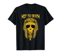 Ancient Pharaoh Egyptian Hot to Death Sunglass Winged Ankh T-Shirt