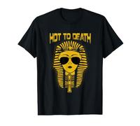 Ancient Pharaoh Egyptian Hot to Death Sunglass Winged Ankh T-Shirt Graphique avec Valeur