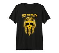 Ancient Pharaoh Egyptian Hot to Death Sunglass Winged Ankh T-Shirt Haut de Gamme