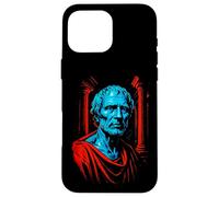 Ancient Philosopher Bust Stoic Roman Greek Wisdom Coque pour iPhone 16 Pro Max