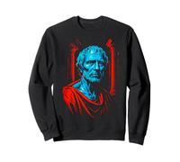 Ancient Philosopher Bust Stoic Roman Greek Wisdom Sweatshirt