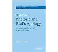 Ancient Rhetoric and Paul's Apology, SOCIETY FOR NEW TESTAMENT STUDIES MONOGRAPH SERIES Fredrick J. Long (Auteur)