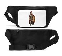 Ancient Roman Soldat in Armor Sac banane unisexe Noir