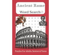 Ancient Rome Word Search Puzzle Book: 6x9 inches | 110 pages | 50+ Puzzles