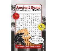 Ancient Rome word search puzzle/ puzzle for adult, senior and teens: Word search Puzzles with Easy to Read Print about Ancient culture, Rome, ... Gift for Vacations, Holidays and Relaxation