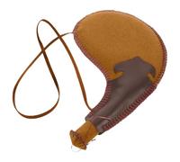 Ancient Sac à eau ancien Sac à eau Sac de rangement de vin par Ancient Tradition Crafts Portable Rétro Cuir PU Sac Bota pour exposition de bande dessinée, activités de plein air, 30 cm., Voir