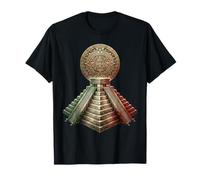 Ancient Sarcred Pyramide Aztèque Calendrier Maya Azteca T-Shirt