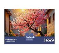 Ancient Style Street 1000 Pièces Carton Premium Lot de Puzzles Fantasy Trees Anti-Stress Défi Unique Puzzles pour Adultes Et Enfants 38x26cm/1000pcs