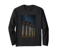 Ancient Temple Ruines sous Ciel Paysage Manche Longue