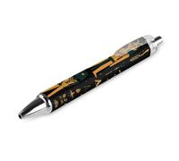 Ancient Wisdom And War Athena Stylo à bille rétractable à encre bleue Stylo à bille lisse Écriture lisse 1 pièce