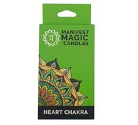 Ancient Wisdom Bougies magiques Manifest (lot de 12) - Vert - Chakra Cœur