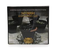 Ancient Wisdom Box of 12 Resin Cups - Myrrh