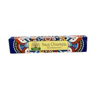 Encens naturel Massala de l'Inde du Sud - Nag Champa, Bleu, 23*4,5*2 cm, Encens indien