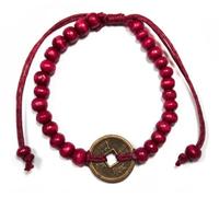 Ancient Wisdom Good Luck Feng-Shui Bracelets - Red
