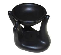 Ancient Wisdom Helping Hand Oil Burner - Black
