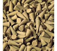 Ancient Wisdom Lot de 100 cônes d'encens indiens - Différents parfums - Différentes tailles (noix de coco)