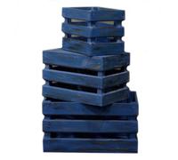 Ancient Wisdom Lot de 3 boîtes à fruits - Bluewash