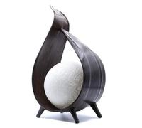 Ancient Wisdom Natural Coconut Lamp-Chocolate Wrapover Twist Lampes d'intérieur, Multicolore, Unique