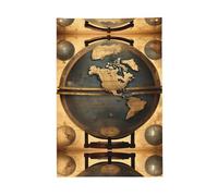 Ancient World Globe Drapeau de couleur vive 61 x 91 cm pour l'extérieur Drapeaux Bannières avec œillets Polyester de qualité supérieure