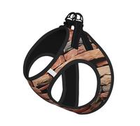 Ancient Worn Harnais réglable pour chien Motif briques