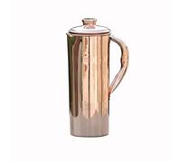 AncientImpex Carafe en cuivre pur d'une capacité de 1 litre pour les bienfaits de la santé ayurvéda (100 ml de fluide)