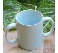 Ancientimpex Tasse À Double Poignée En Céramique Pour Un Maintien Sér 350 Ml Vert The