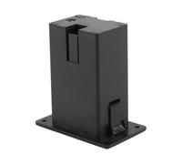 ANCLLO 1 boîtier/Support de Batterie 9 V avec Couvercle et étui pour Micro de Guitare et Basse, Noir