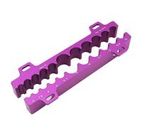 ANCLLO 1 Pcs Alliage D'Aluminium Vélo Universel Table Étau Inserts Pince Outil Mâchoire Étau Table De Travail Banc Multifonction Fixations Vélo Taille Moyeu VTT Fourche Pédale - Violet