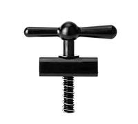 ANCLLO 1 Pcs Vélo Cadre Casque Clé Pliante C Boucle Charnière Pinces Fit pour Vélo Pliant - Noir