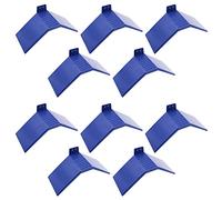 ANCLLO 10Pcs Pigeon Rest Stand Réutilisable en Plastique Pigeon Perche Colombe Repos Perchoir Cage Stand Support Cage Accessoires pour Colombe Pigeon Et Autres Oiseaux - Bleu