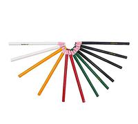 ANCLLO 12 pièces crayon à craie pour couture couturières marqueurs outils de marquage et de traçage de tailleur coupe libre crayon à coudre en tissu 6 couleurs