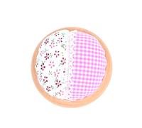 ANCLLO 2 pièces aiguille épingle coussin polka citrouille poignet bande épingles coussins portable aiguille coussin pour couture (Rose)
