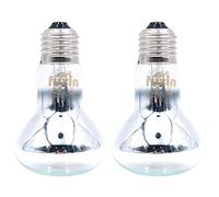 ANCLLO 2 pièces Ampoules de Chauffage Transparentes pour Reptiles, Lampe chauffante Infrarouge Durable Ampoule de Chauffage pour Animaux de Compagnie pour Reptile 220-230 V (100 W)