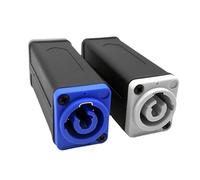 ANCLLO 2 pièces connecteur de coupleur PowerCon 3 Broches 20A 250V entrée Powercon Femelle à Femelle Adaptateur de connecteur d'alimentation de Haut-Parleur pour rallonge de câble PowerCon