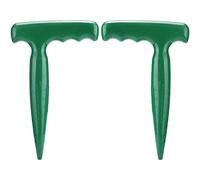 ANCLLO 2 pièces Outil de Jardin à Main Plante Fleur Distributeur de graines Dibber Widger Plantation perforateur Trou Outil pour Le Jardinage en Serre - planteuse piqueur perforatrice Ergonomique