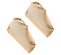ANCLLO 2 pièces Pack d'huile de ricin de cheville Pack de compression d'huile de ricin confortable Support de cheville pour femme Enveloppement de cheville réutilisable sans huile de ricin (Kaki)