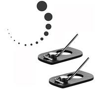 ANCLLO 2 Pièces Repose Flèche Magnétique en Acier Inoxydable Tir À l'arc Lh Arc Recourbé Repose Flèche pour Cible Chasse Professionnel Sports De Plein Air Gear Accessoire (Noir)