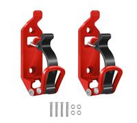 ANCLLO 2 pièces supports de pelle tout-terrain, support de pelle rouge pour pinces de barres de toit, kit de montage de pince à poing rapide,