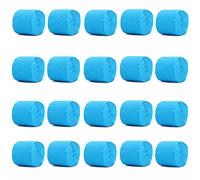 ANCLLO 20 rouleaux de banderoles de fête en papier crépon de 3,5 cm x 10 m, décorations à suspendre pour toile de fond de banderoles pour les décorations de fête, de mariage et de festival (Bleu)